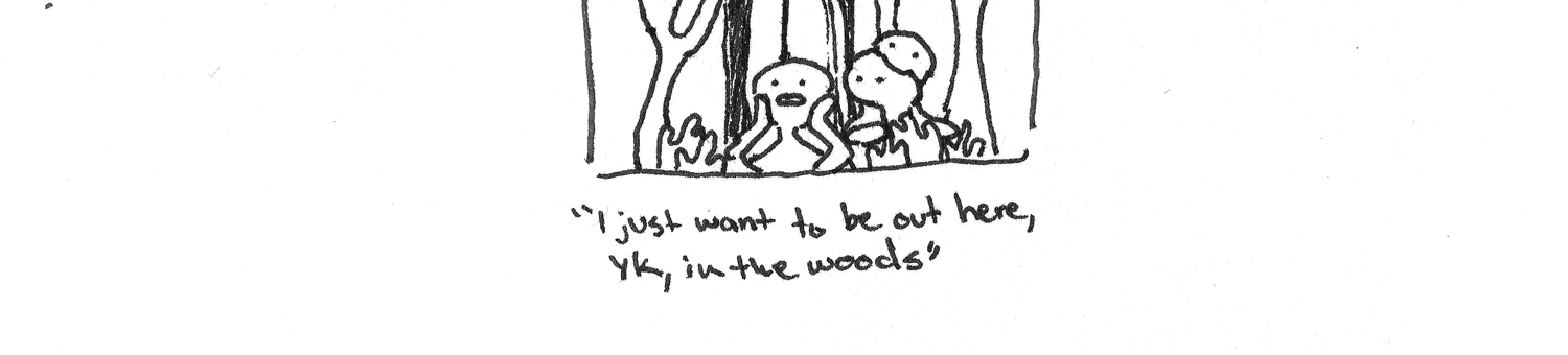 Comic panels by Sophia: one friend says — and we're also the only ones who hold the power to stop it! The next panel is a raised hand and the word STOP.